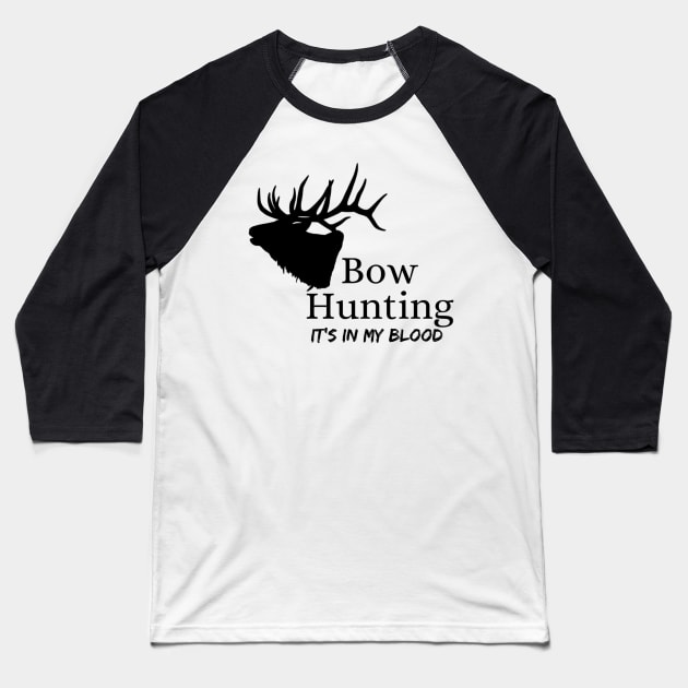 bow hunting Baseball T-Shirt by cainebusiness@yahoo.com